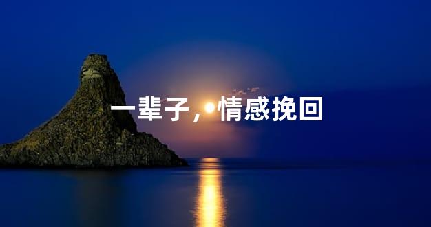 一辈子，情感挽回