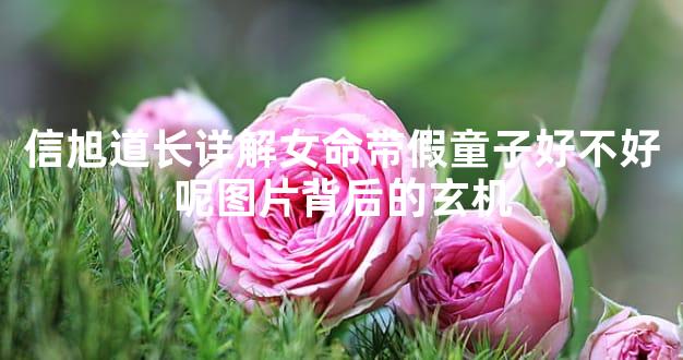 信旭道长详解女命带假童子好不好呢图片背后的玄机
