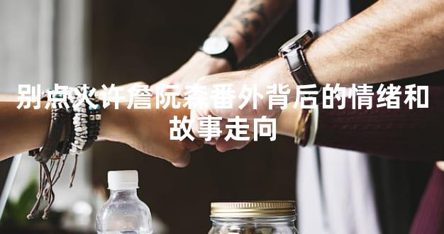 别点火许詹阮森番外背后的情绪和故事走向